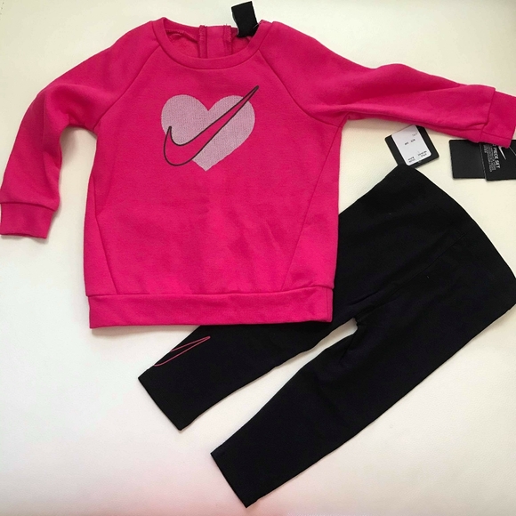 Nike Other - Nike warm leggings long sleeve top set